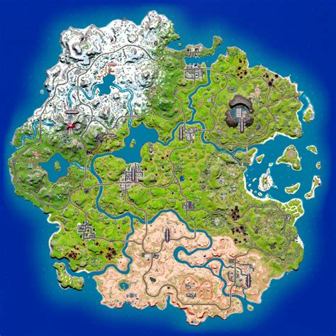 MAP du CHAPITRE 3 (Fortnite)